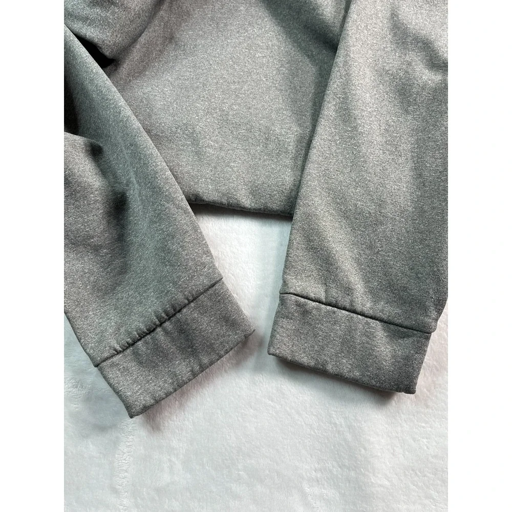 NIKE Mens L Pullover Hooded‎ Dri-Fit  Gray *FLAW*